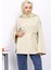 Pastel Yeşili Dikiş Detaylı Yanları Yırtmaçlı Sweatshirt 3
