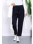 Lacivert Beli Lastikli Cepli Double Pantolon 4