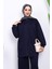 Lacivert Fermuarlı Tunik Pantolonlu Takım 3