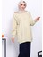Olive Bisiklet Yaka Taşlı Modal Sweatshirt 3
