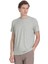 Haki Regular Fit Bisiklet Yaka Tişört 3