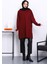 Bordo Soğuk İplik Merserize Triko Tunik 2