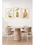 🌿 Zeytin Dalı ve Geometrik Formlu Modern 3’lü Tablo Seti – Ahşap Çerçeve Görünümlü🌟 CRVS1166 13 x 17 2