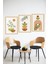 🌿 Zeytin Dalı ve Geometrik Formlu Modern 3’lü Tablo Seti – Ahşap Çerçeve Görünümlü🌟 CRVS1166 13 x 17 3