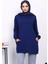 Lacivert Kapşonlu Çift Cepli Sweat 1
