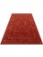 SHR 03 RED - SHIRAZ - Vintage Eskitme Desenli Modern Yumuşak Dokulu Makine Halısı - RED - 80*300 4