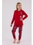 Garson Kız Çocuk Aile %100 Pamuklu 4 Mesim New Year Uzun Kollu Pijama Takım 5