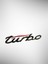 Turbo Arma Alüminyum Sticker 14 cm Oto Aksesuar 1