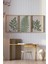 🌿 Doğanın Ferahlığı Evinizde: Yeşil Yaprak Temalı 3’lü Çerçeveli Tablo Seti 🌿 CRV1171 23 x 32 2