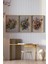 🌸 3'lü Çam Çerçeveli Uv Baskılı Çiçek Temalı Mdf Tablolar🌿 CRV1169 23 x 32 2