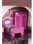 3 Boyutlu Maket Mobilyalı Oyun Evi Kız Çocuklar İçin 17 Parça Eğitici Set 7