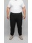 Eşofman Altı Lastikli Paça Ince Pamuklu Fermuarlı Battal Beden Erkek 3