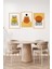 🌿 Geometrik Ahşap Stil Çerçeveli 3’lü Tablo Seti 🖼️ | Minimal & Modern Dokunuş 🌞🌟 CRVS1180 13 x 17 2