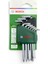 Torx Alyan Takımı Bosch 9 Parça T8 - T40 1600A02Z9C 1