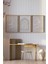 🌙 Minimal Hat Yazılı Çam Çerçeveli Islami 3'lü Tablo Seti 🖼️ CRV1184 23 x 32 2
