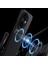Honor 400 Pro Kılıfı, Şık Moire Gömülü Demir Plaka Halkasız Braketli Telefon Kılıfı-Mavi (Yurt Dışından) 3