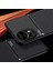 Huawei Nova 12 Pro Kılıfı, Şık Moire Gömülü Demir Plaka Halkasız Braketli Telefon Kılıfı-Kırmızı (Yurt Dışından) 4