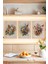 🌸 Renkli Çiçek Aranjmanlı 3'lü Tablo Seti – Çerçeve Görünümlü, Modern Duvar Dekoru🌟 CRVS1169 13 x 17 1