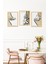 🖋️ Zikirle Süslenmiş Modern Tasarım! Çerçeve Görünümlü 3’lü Tablo Seti🌟 CRVS1192 13 x 17 4