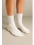 Kadın Beyaz Pamuklu Soket Çorap 5’li Paket 3