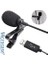 USB Girişli Bilgisayar Laptop Pc Mac Youtuber Yaka Mikrofonu AL2563 2
