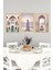 🌸 Modern Islami Mimari ve Huzur Temalı 3’lü Tablo Seti – Çerçeve Görünümlü 🌸🌟 CRVS1210 13 x 17 5