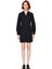 Kadın Uzun Kollu Siyah Mini A Line Gömlek Elbise Rahat Düşük Kol Tasarımıyla Kış Şıklığı Kaliteli 1