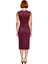 Kadınlara Özel Smart Bodycon Süet Dokuma Midi Elbise Kolsuz Şık Tasarımıyla Gündüzden Geceye. 4