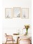 🌙 Modern Çerçeve Görünümlü Tasarım Minimal 3'lü Tablo Seti 🌟 CRVS1206 13 x 17 4