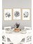 🕋 Allah - Bismillah - Muhammed Yazılı Mermer Desenli Çerçeve Görünümlü Tablo Seti 🖼️✨🌟 CRVS1211 13 x 17 5