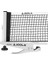 Tischtennisnetz Snapper-Indoor Garnitur Freizeitsport Höhenverstellbar Mit Feststellschraube - Klemmtechnik, Silber/schwarz, One Size 1