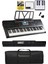 PS-3500 Tuş Hassasiyetli Org 61 Tuşlu Org 5 Oktav Çanta Nota Standı Adaptör (300 Ses 300 Ritim) 1
