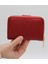 Bozuk Para Gözlü Bol Kartlıklı Kırmızı Mini Kadın Cüzdanı 2