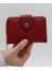 Bozuk Para Gözlü Bol Kartlıklı Kırmızı Mini Kadın Cüzdanı 3