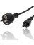 Adet Power Cable Güç Kablosu Güç Kablosu 1,8 M 3 Pin Kutuplu Dell Hp Lenovo Asus Acer Laptop Şarj Cihazı Tv Yazıcı Projektör Ekran Koruma Kontağı ile Şarj Kablosu Yonca Yaprağı Fiş 1