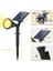 AMBER18 LED Spot Güneş Enerjili Bahçe Aydınlatma Lambası, Fotoselli, Spike Aplik, 18W Su Geçirmez Dış Mekan Solar Lamba, Ağaç, Veranda, Garaj, Havuz, Duvar ve Zemin Montajına Uygundur 42 cm 5