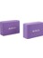 Çiftli Yoga Blok - 2 Adet Yoga Block - Eva Yoga Bloğu Seti,mor 1