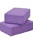 Çiftli Yoga Blok - 2 Adet Yoga Block - Eva Yoga Bloğu Seti,mor 4
