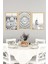 🕌 Islami Mimari ve Geometrik Sanat Temalı 3'lü Tablo Seti – Modern Çerçeve Görünümlü 🖼️🌟 CRVS1216 13 x 17 5