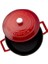 Metal Döküm Yuvarlak Tencere, 24 Cm, Kırmızı 3
