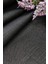 Simli Keten Runner Siyah 45X150 2