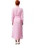 Kadın Hakim Yaka %100 Pamuk Dokuma Shift Elbise Kuşak Detaylı Uzun Kollu Şık ve Rahat Günlük Giyim. 4