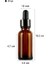 30 ml Metal Kapaklı Damlalık Dropper Şişesi Serum 30 cc Cam Şişe 6 Adet (Siyah Kapak, Amber/kahverengi) 2