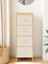 Bambu 4 Çekmeceli Dolap Organizer Çok Amaçlı Düzenleyici Şifonyer DB-0014 3