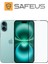 iPhone 16 Tam Kaplayan Parmak İzi Bırakmayan Safir Ekran Koruyucu Cam 1