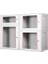 4u 19" Security Box Duvar Tipi Kabinet, Demonte, 542MM Genişlik, 400MM Derinlik, Açık Gri Renk 3