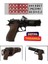 Focus Bang Full Metal Gerçekçi Tasarımlı Tabanca Mantar Mermi (Pistol) 2