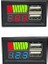 Dijital Voltmetre, USB Çıkışlı Akü Göstergeli, Dc 12VOLT Aküler Için, 4