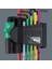 05073599001 967/9 Tx Bo 1 Sb Çok Renkli L-Anahtar Seti, Sıyrılmaya Dayanıklı Torx Vidalar Için, Blacklaser, 9 Parça 5