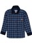 Erkek Çocuk Indigo Gömlek Desenli 50316674-VR028 1